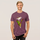 Erythronium Grandiflorum  Tri-Blend Shirt (Voorkant volledig)