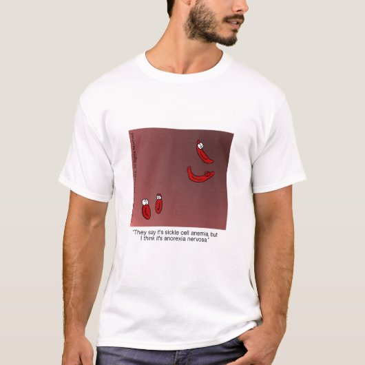 Erytrocyten Eetstoornissen T-shirt (Voorkant)