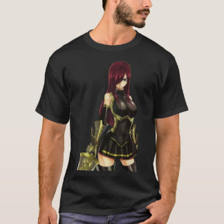 Erza Scarlett zwart goud T-shirt