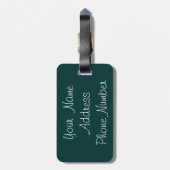 Erzsebet Bridge I hart Boedapest Bagagelabel (Achterkant verticaal)