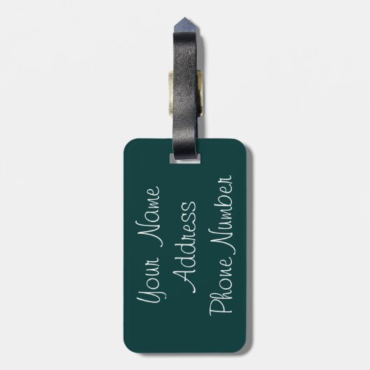 Erzsebet Bridge I hart Boedapest Bagagelabel (Achterkant verticaal)