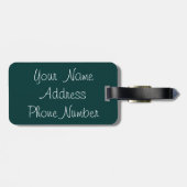 Erzsebet Bridge I hart Boedapest Bagagelabel (Achterkant horizontaal)