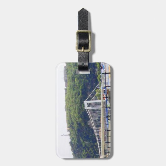 Erzsébet-brug Bagagelabel (Voorkant verticaal)