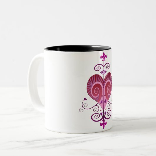 ERZULI FREDA DAHOMEY VEVE FROSTED GLASS BEER MOK (Voorkant links)