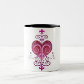 ERZULI FREDA DAHOMEY VEVE FROSTED GLASS BEER MOK (Center)