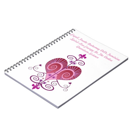 ERZULI FREDA DAHOMEY VEVE NOTITIEBOEK (Linkerzijde)