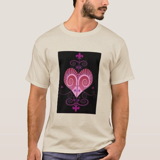 ERZULI FREDA DAHOMEY VEVE SECRET VODOU GEOMETRIE T-SHIRT (Voorkant)