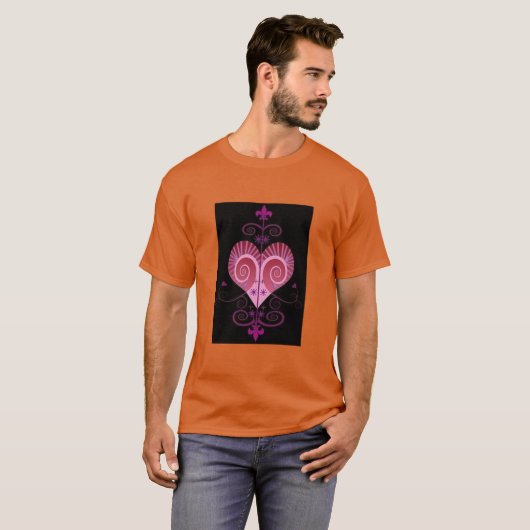 ERZULI FREDA DAHOMEY VEVE SECRET VODOU GEOMETRIE T-SHIRT (Voorkant volledig)