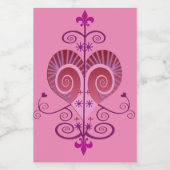 ERZULI FREDA VEVE Etiket op voedsel en dranken (Enkel label)