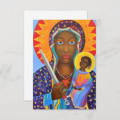Erzulie Dantor Black Madonna Voodoo Bedankkaart (Voorkant / Achterkant)