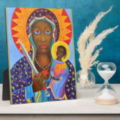 Erzulie Dantor Black Madonna Voodoo Fotoplaat (Zijkant)