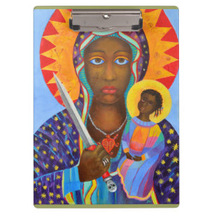 Erzulie Dantor Black Madonna Voodoo Klembord