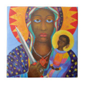 Erzulie Dantor Black Madonna Voodoo New Orleans Tegeltje (Voorkant)