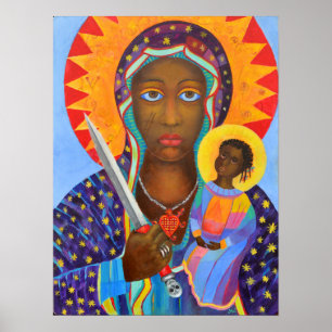 Erzulie Dantor Voodoo New Orleans Haïti Poster