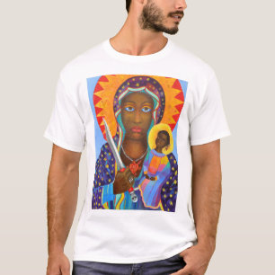 Erzulie Dantor Zwarte Madonna Voodoo Lwa T-shirt