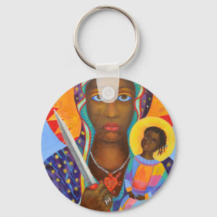 Erzulie Dantor Zwarte Madonna Voodoo New Orleans Sleutelhanger
