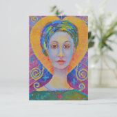 Erzulie Freda voodoo Orleans Dantor Wudu art (Staand voorkant)