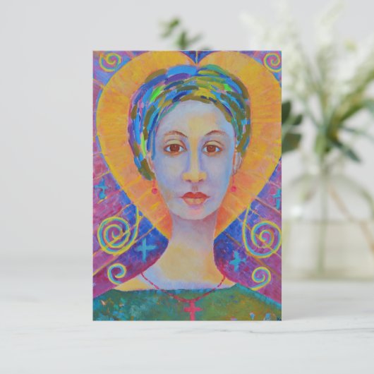 Erzulie Freda voodoo Orleans Dantor Wudu art (Staand voorkant)