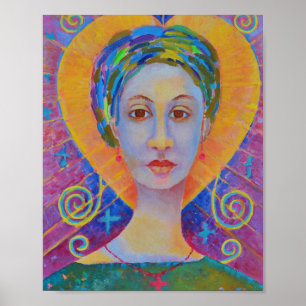 Erzulie Freda voodoo Orleans Dantor Wudu art Poster