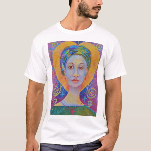 Erzulie Freda voodoo Orleans Dantor Wudu art T-shirt (Voorkant)