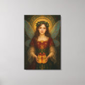 ES001_Enchanting Fairy - Christmas Edition #1 Canvas Afdruk (Voorkant)
