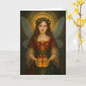 ES001_Enchanting Fairy - Christmas Edition #1 Kaart (Gele Bloem)