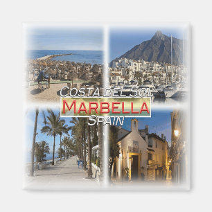 ES0122 Europa, Spanje, Andalusië, Marbella, Koelka Magneet