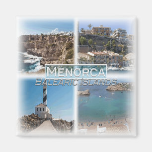 ES0138 Europa, Spanje, Balearen, Menorca, Magneet