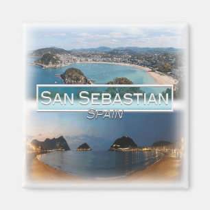 ES0150 Europa, Spanje, San Sebastian, Koelkast Magneet
