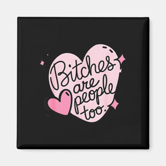 Es Are People Too Funny Humor Quote  Magneet (Voorkant)