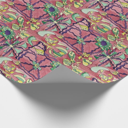 ES Art Nouveau Wrapping Paper Cadeaupapier (Hoek)