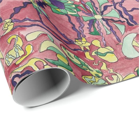 ES Art Nouveau Wrapping Paper Cadeaupapier (Rol Hoek)