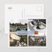 ES Barcelona - Park Guell Briefkaart (Voorkant / Achterkant)