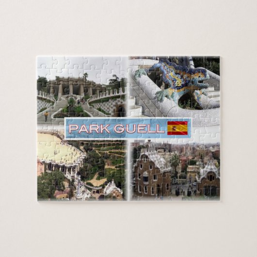 ES - Barcelona - Park Guell Legpuzzel (Horizontaal)