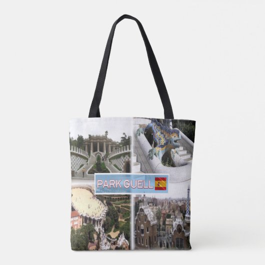 ES Barcelona - Park Guell Tote Bag (Achterkant)