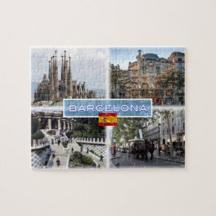 ES Barcelona - Sagrada Familia - Casa Batllo Legpuzzel