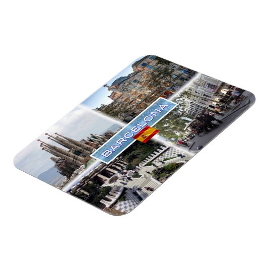 ES Barcelona - Sagrada Familia - Casa Batllo Magneet (Linkerzijde)