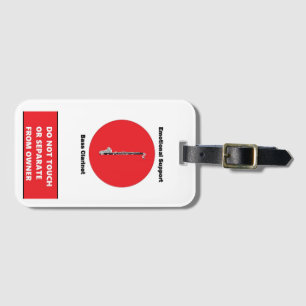 ES Bass Klarinet Label Bagagelabel