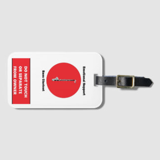 ES Bass Klarinet Label Bagagelabel