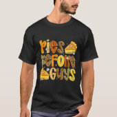 Es Before Guys Funny Thanksgiving Retro Fall Quote T-shirt (Voorkant)