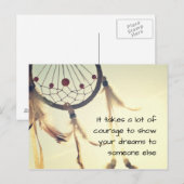 Es braucht viel Mut Briefkaart (Voorkant / Achterkant)