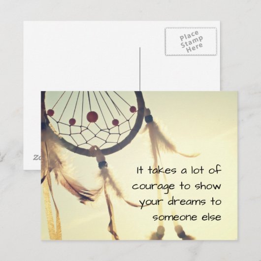 Es braucht viel Mut Briefkaart (Voorkant / Achterkant)