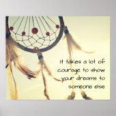 Es braucht viel Mut Poster (Voorkant)