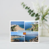 ES Costa Brava - Calella Beach - Tossa de Mar - Briefkaart (Staand voorkant)