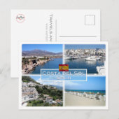 ES Costa del Sol - Nerja - Puerto Banus - Marbella Briefkaart (Voorkant / Achterkant)