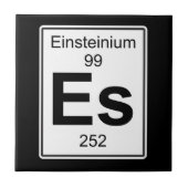 Es - Einsteinium Tegeltje (Voorkant)