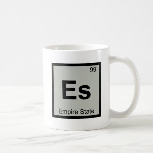 Es - Empire State New York Chemie Symbool Koffiemok