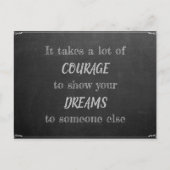 Es erfordert Mut Briefkaart (Voorkant)