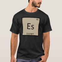 Es - Escargot Scheikunde Periodiek Systeem Symbool