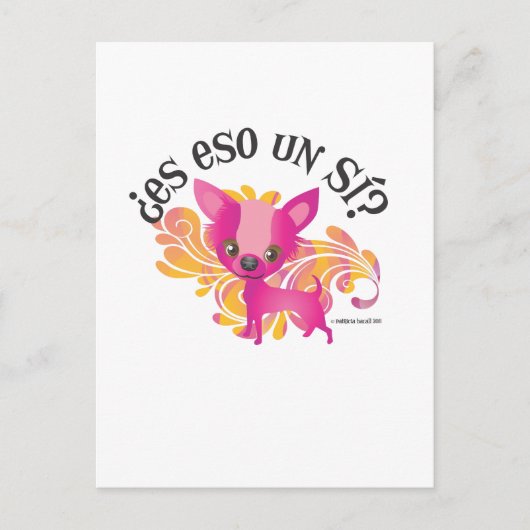 Es Eso un SI? Briefkaart (Voorkant)